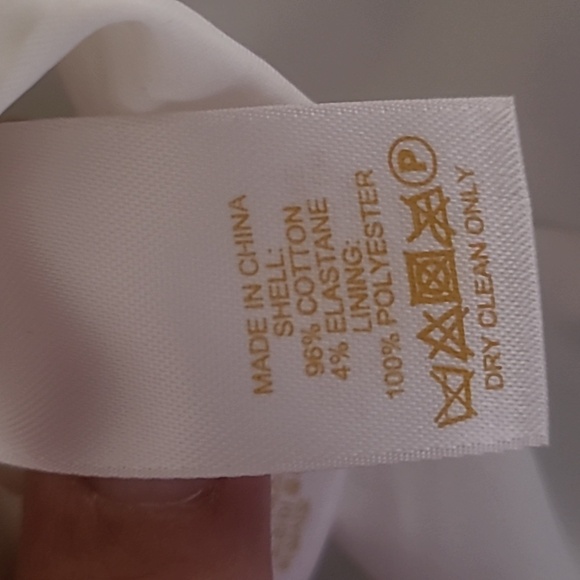 Kate Spade Tatiana Peplum Fitted Sleeveless Breeze Block Side Zip Top, Sz M - Picture 5 of 5